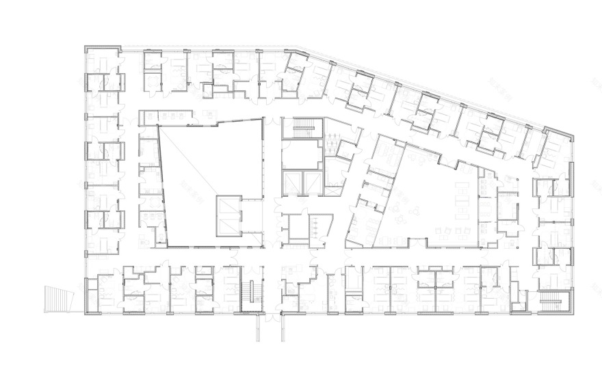 挪威 Haraldsplass 医院 | 开放式病房设计,融入自然景观-17