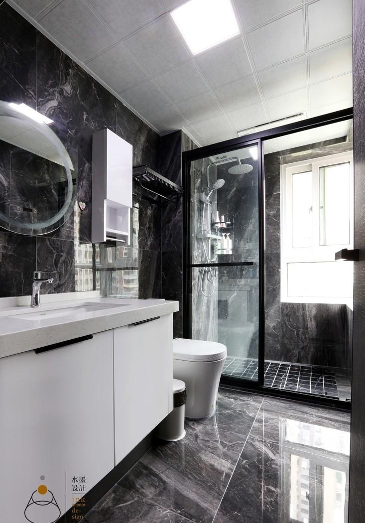 145㎡现代轻奢平层,普鲁士蓝的静谧优雅-18