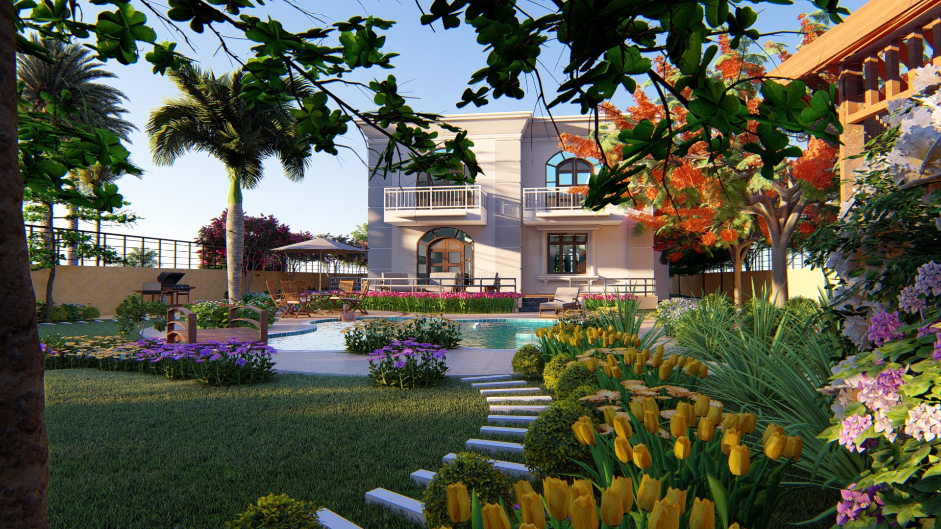 小型花园的疗愈景观丨埃及-6