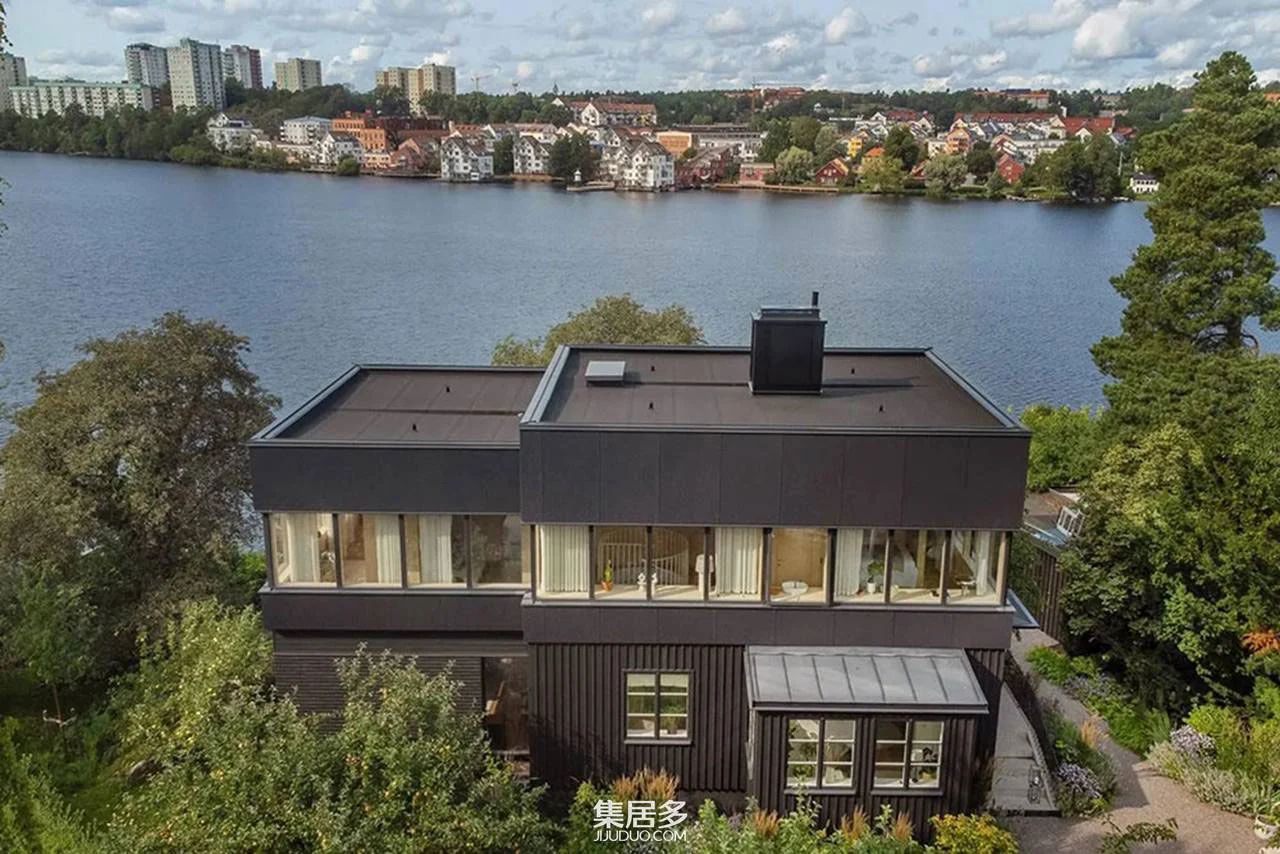 湖畔现代豪华别墅丨瑞典斯德哥尔摩-43
