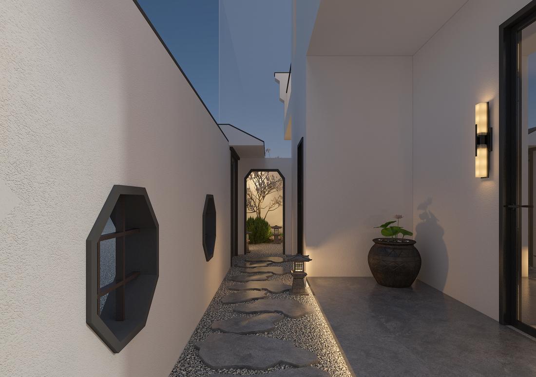 新中式新徽派自建别墅设计-10