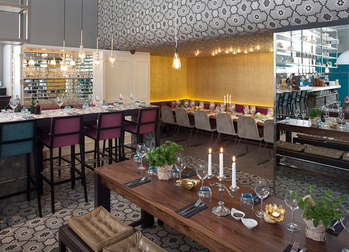 酒吧餐厅“Drift”复古风格设计项目丨英国利物浦丨当地公司“Слияние”(Roger Gascoigne等领导)-1