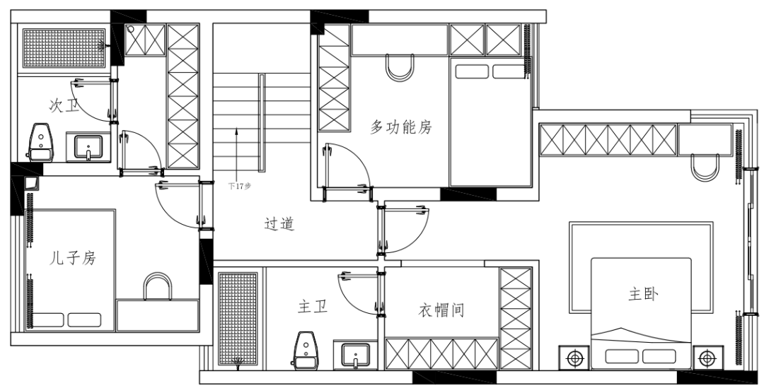 香墅里现代轻奢叠墅设计丨中国重庆丨美的家装饰工程中心-17