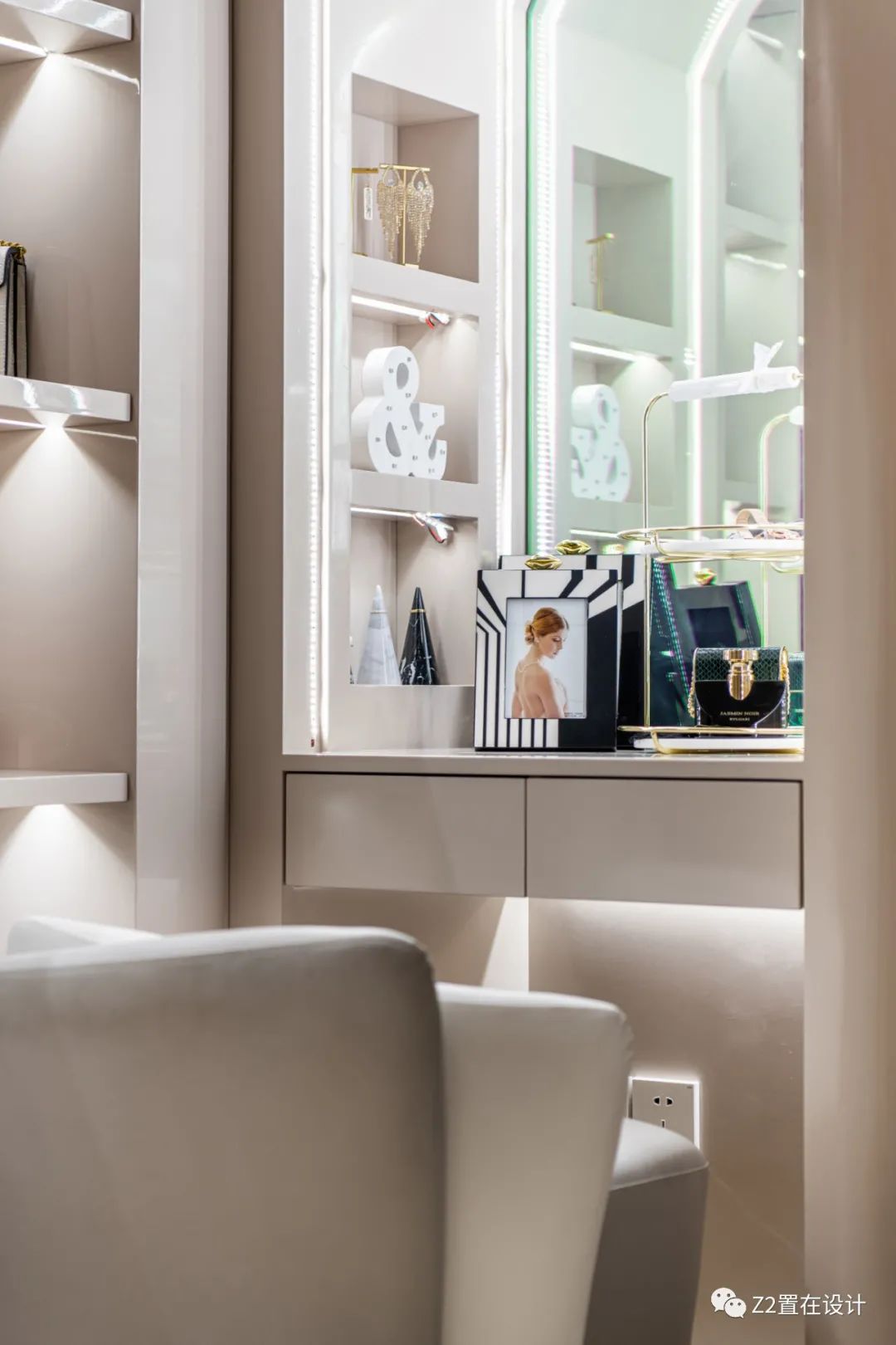 兰州铂悦花园 LOFT | 奶茶色温柔空间,优雅美妆博主生活-46