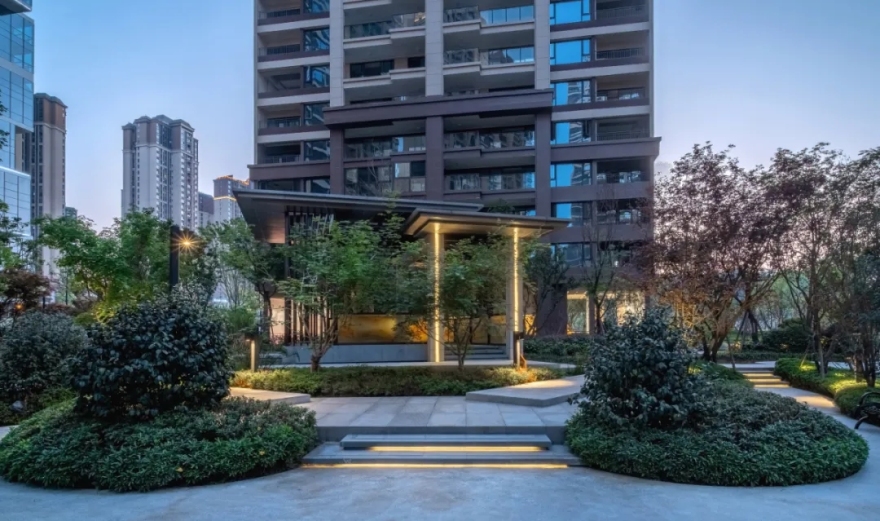 成都中国铁建西派泊玥住宅景观-37