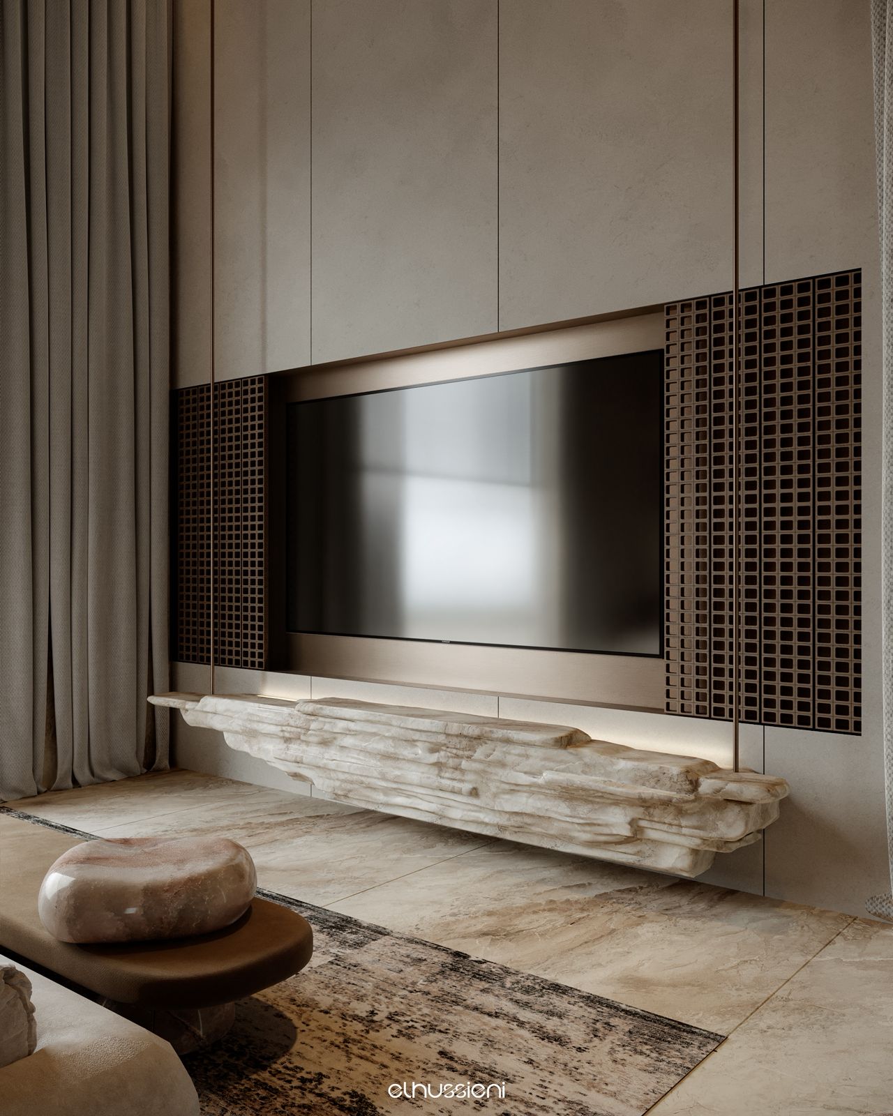 现代卧室设计丨Mohamed.elhussien.designs-5