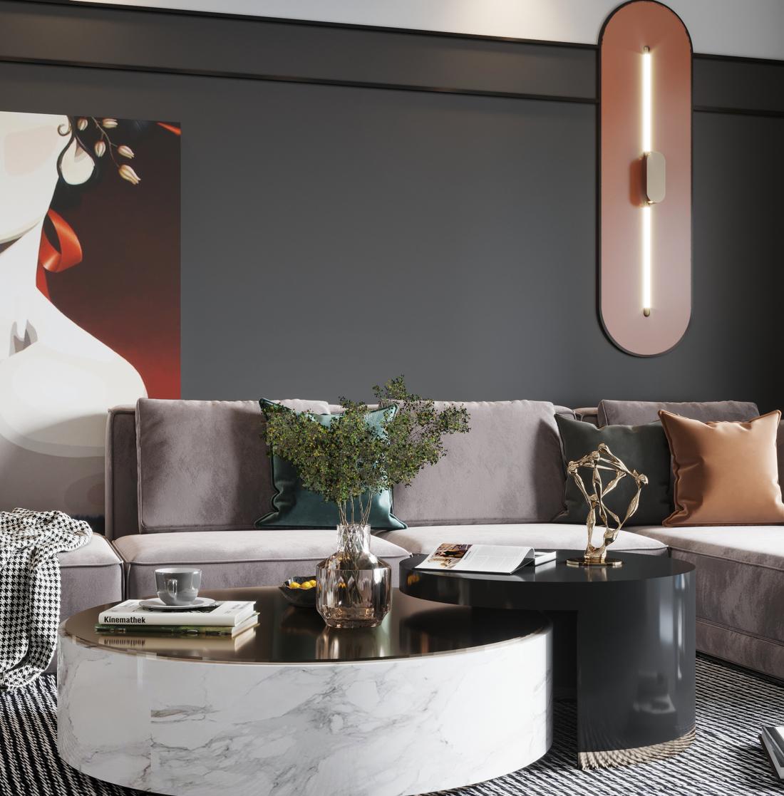 琉璃轻色 · 现代简约丨云端点墨设计-6