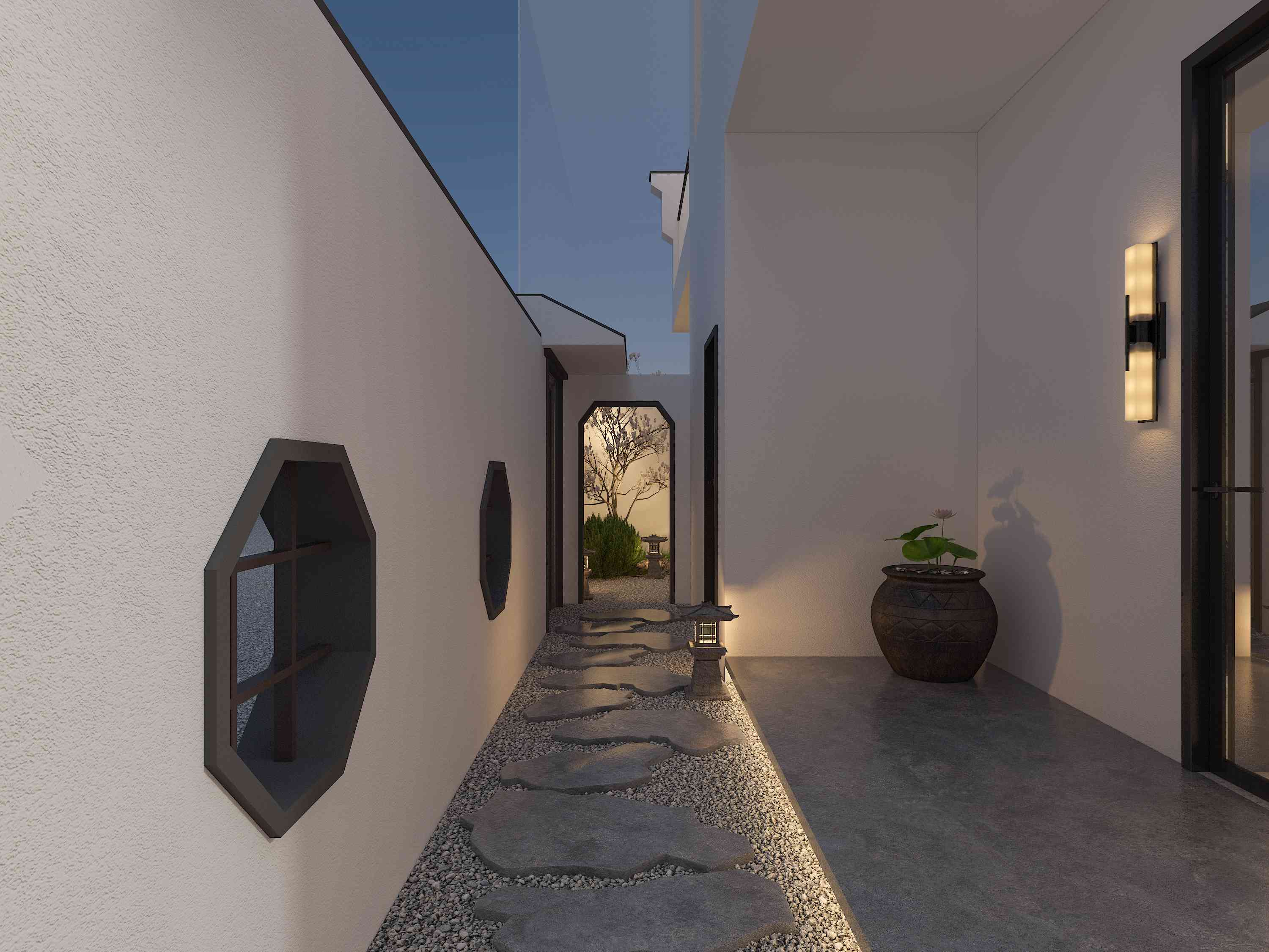 新徽派自建房设计丨中国西安丨五色土（西安）空间设计有限公司-21