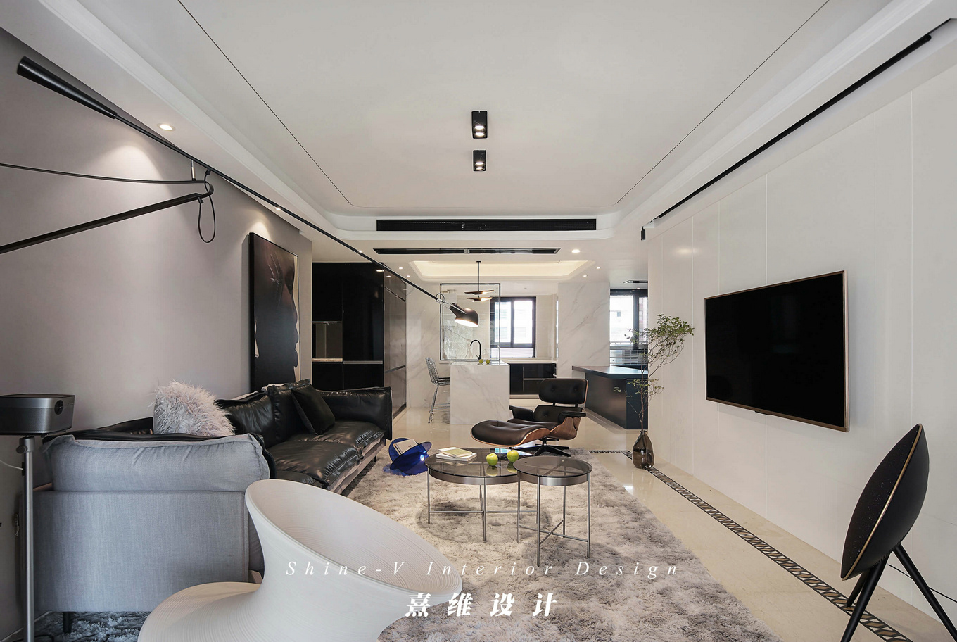 鲁能公馆气质简约之家,设计师巧妙改造精装房-31