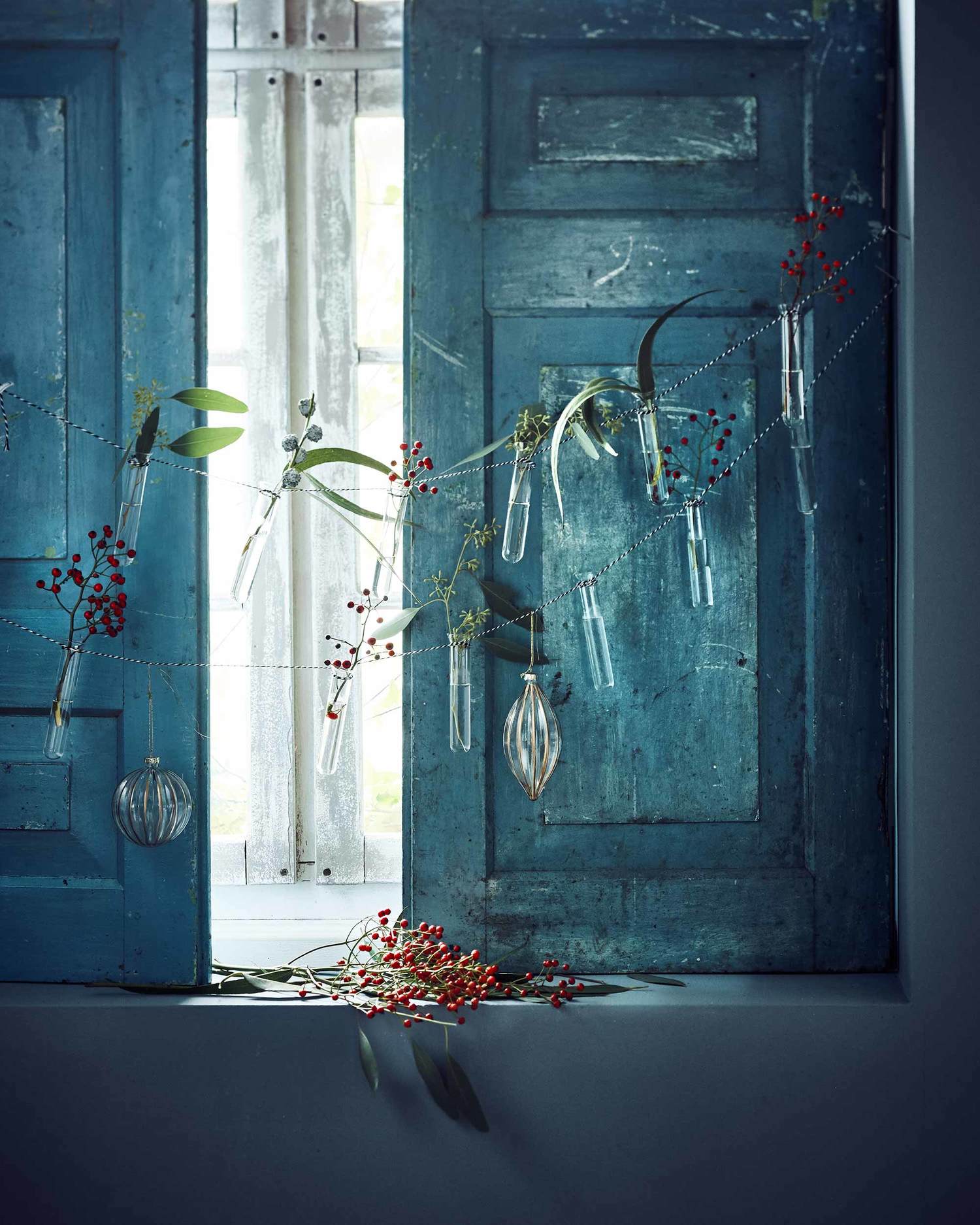 新古典蓝调圣诞宅，复古装饰主义风格-15