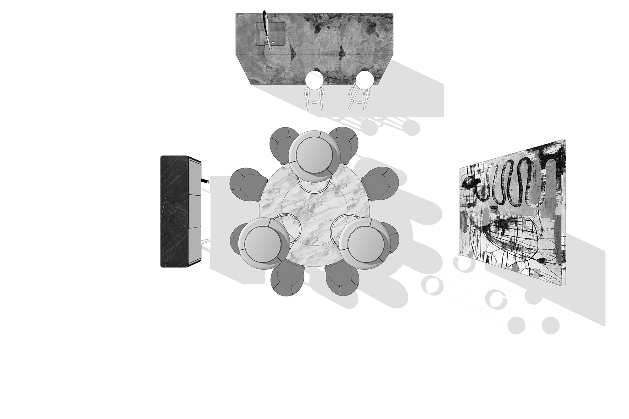 香格里拉５号别墅丨中国佛山丨城饰设计,和山集-25