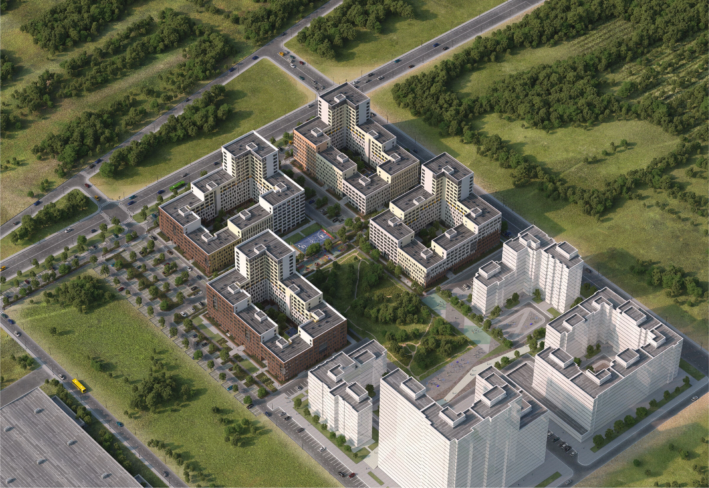 Sukhodolsky 公共公园和庭院丨俄罗斯丨LEVS architecten-19