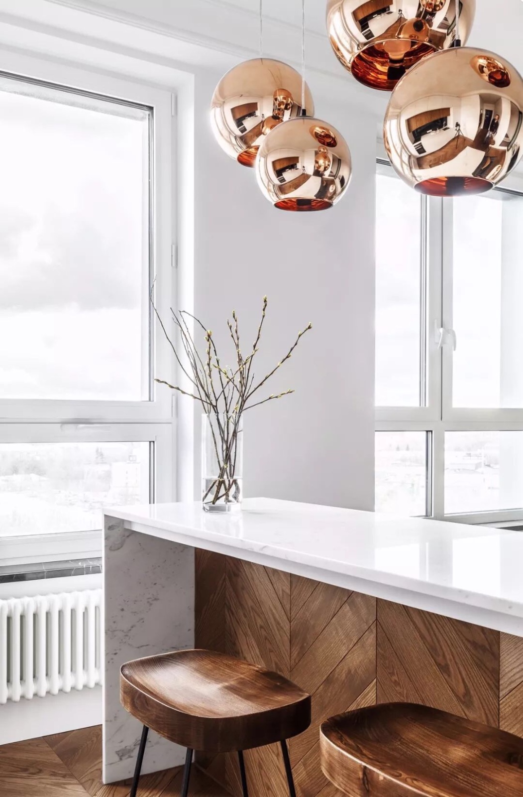 莫斯科现代风公寓设计，刚柔并重的艺术宅邸-20