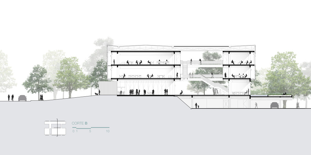 巴西集市科技园区简约设计诠释公共建筑美学-54