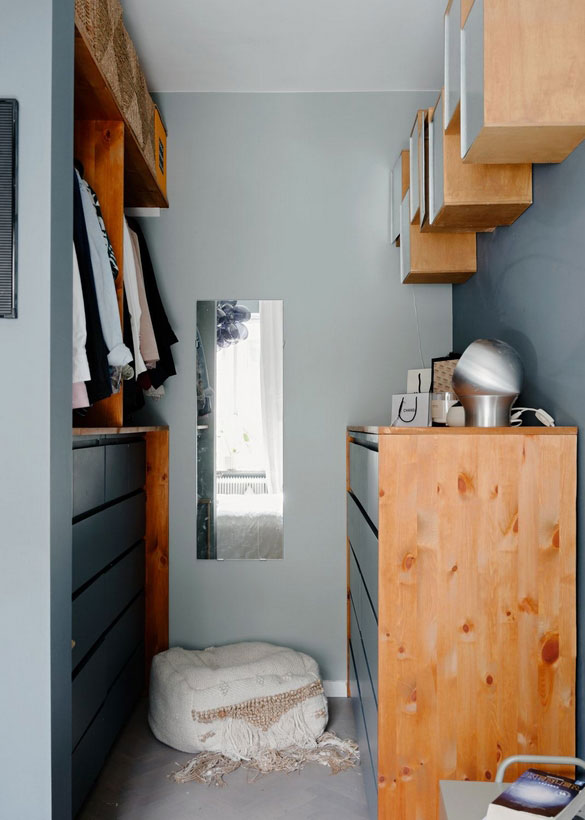 瑞典风格公寓 | 色彩碰撞的宁静空间-17