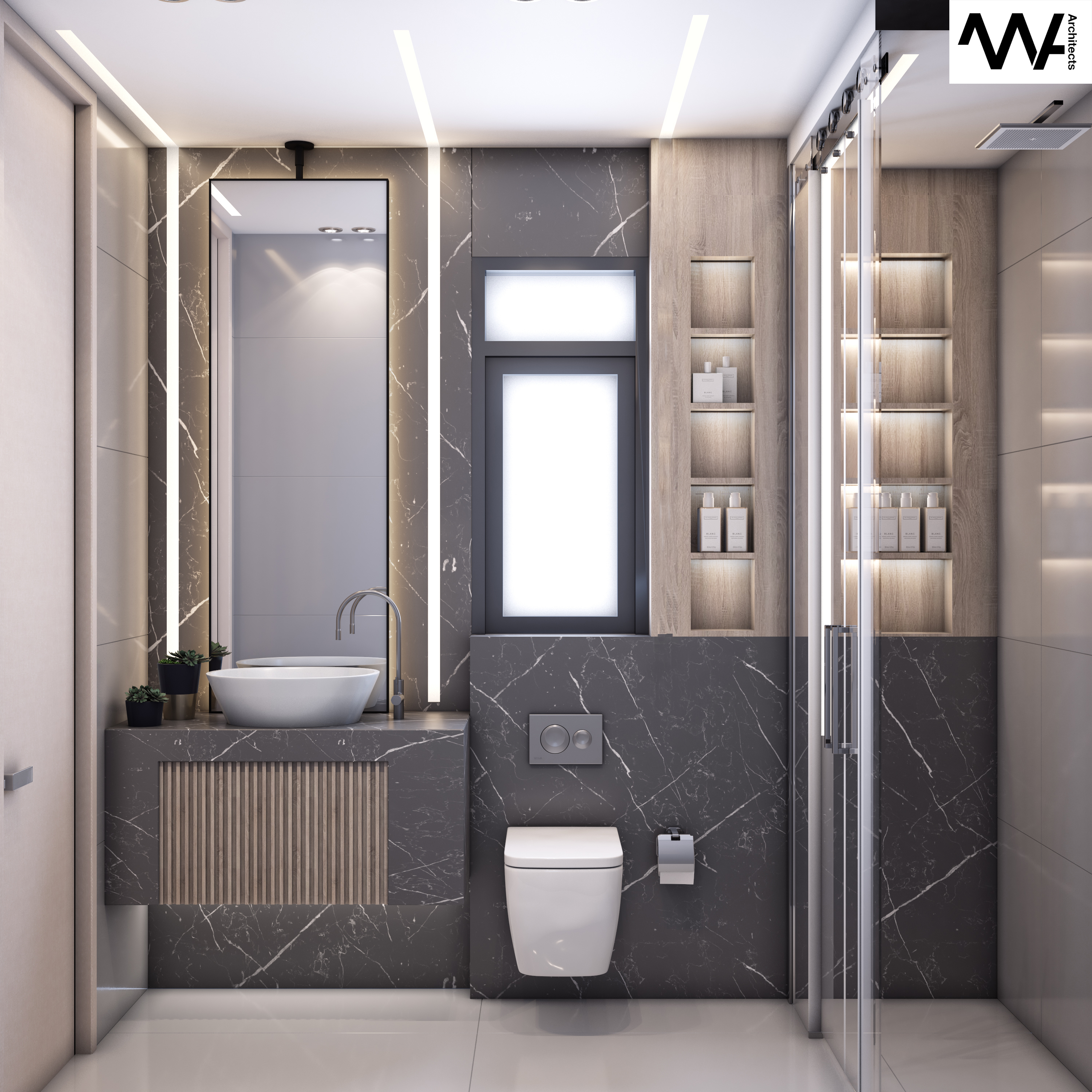 Bedrooms, villa - INTERIOR DESIGN,Seashell North coast-5