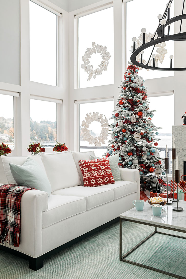 现代雪景水岸宅邸-7