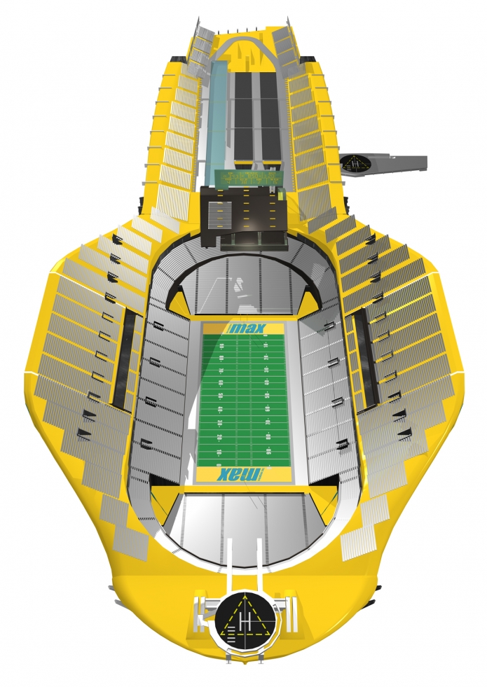 “Bigfoot”洛杉矶足球场丨美国洛杉矶丨heneghan peng architects-13