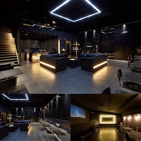 点亮 45 平咖啡店的黑色空间-1