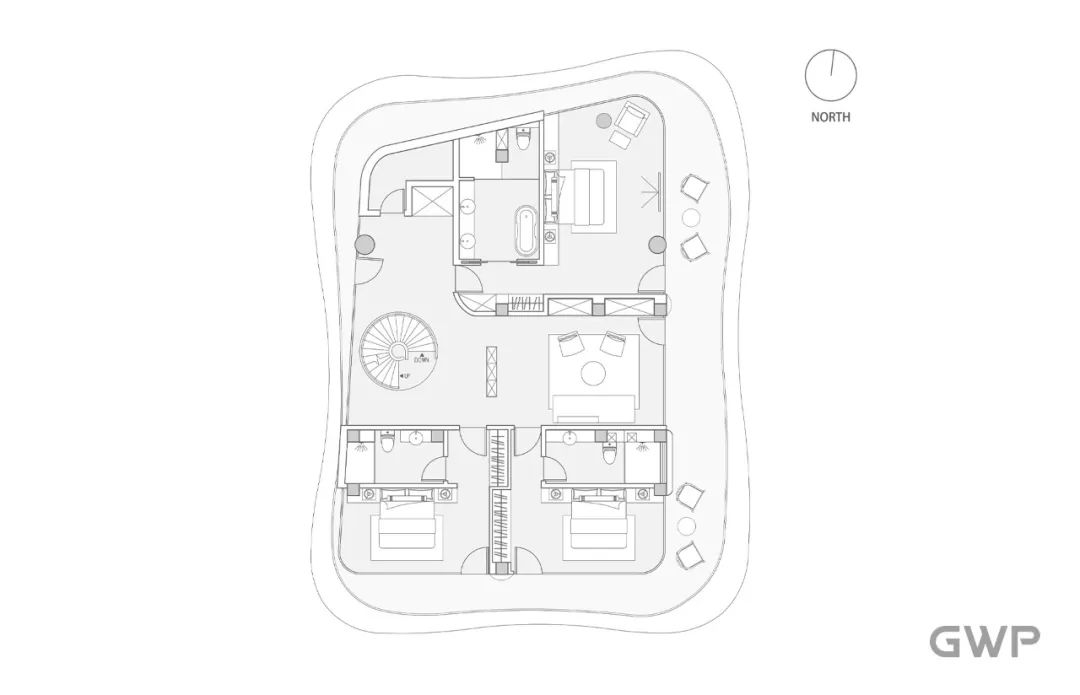 云之屋 · 日本北海道温泉度假酒店丨GWP Architects-54