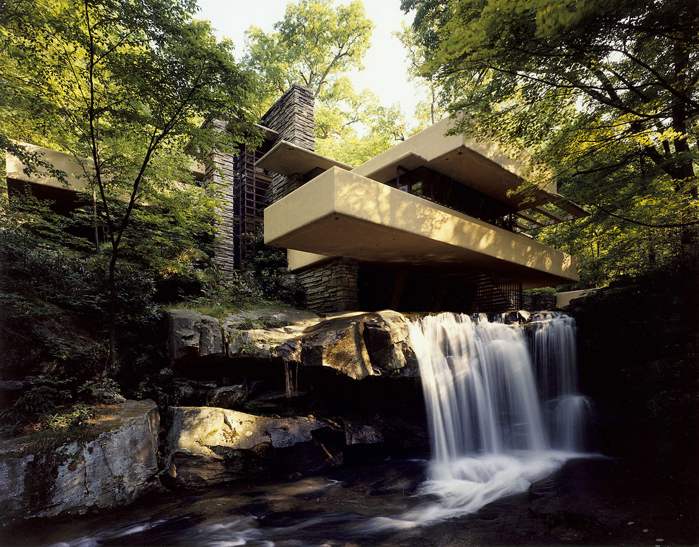 Frank Lloyd Wright integrates architecture into nature at Fallingwater-9
