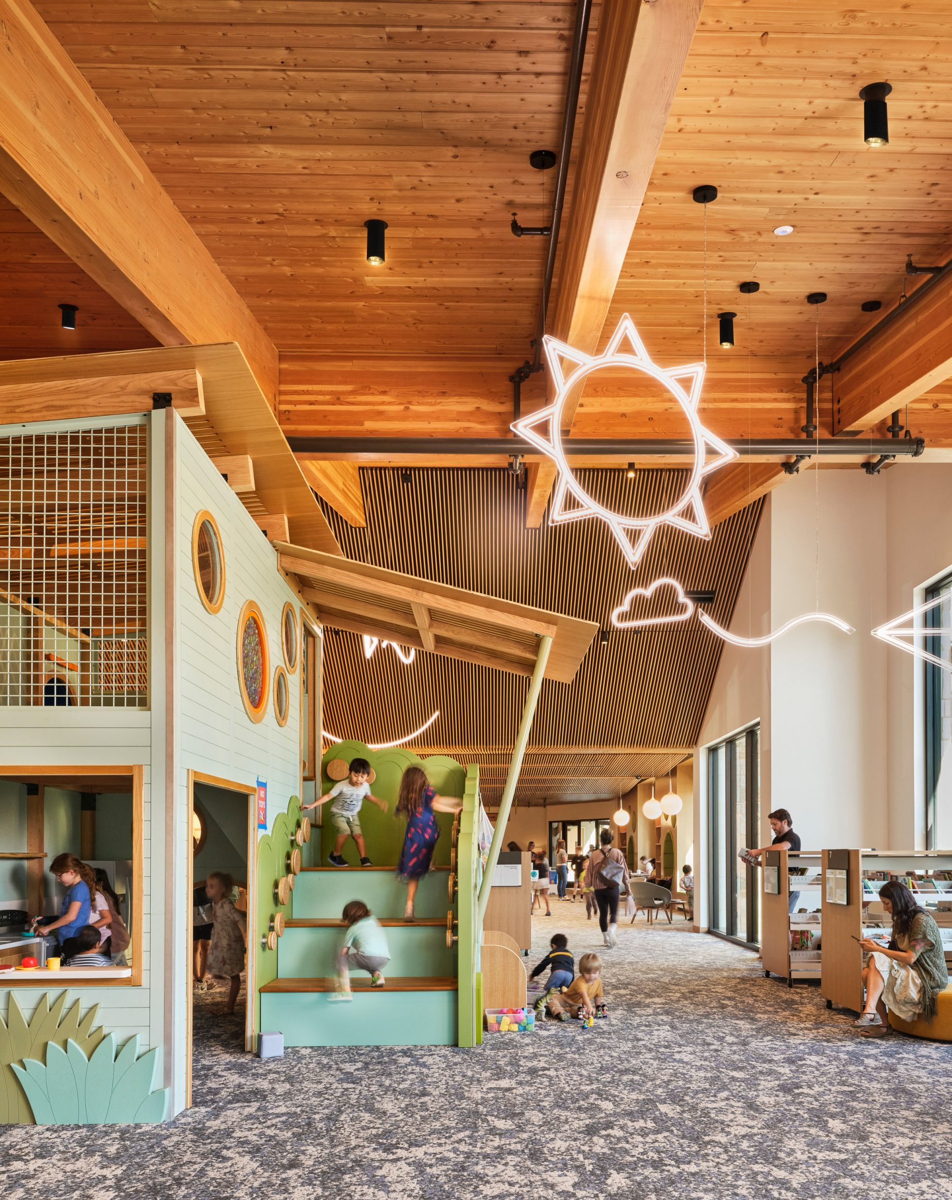 Lake Flato Architects evokes "feeling of being on a porch" at Texas library-26