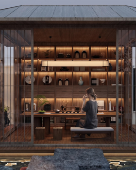 景观院子效果图