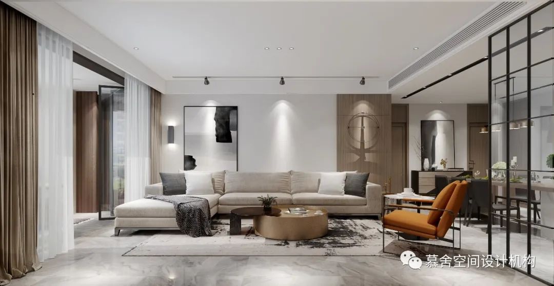 塘厦高夫尔球场周边现代简约家居设计-14