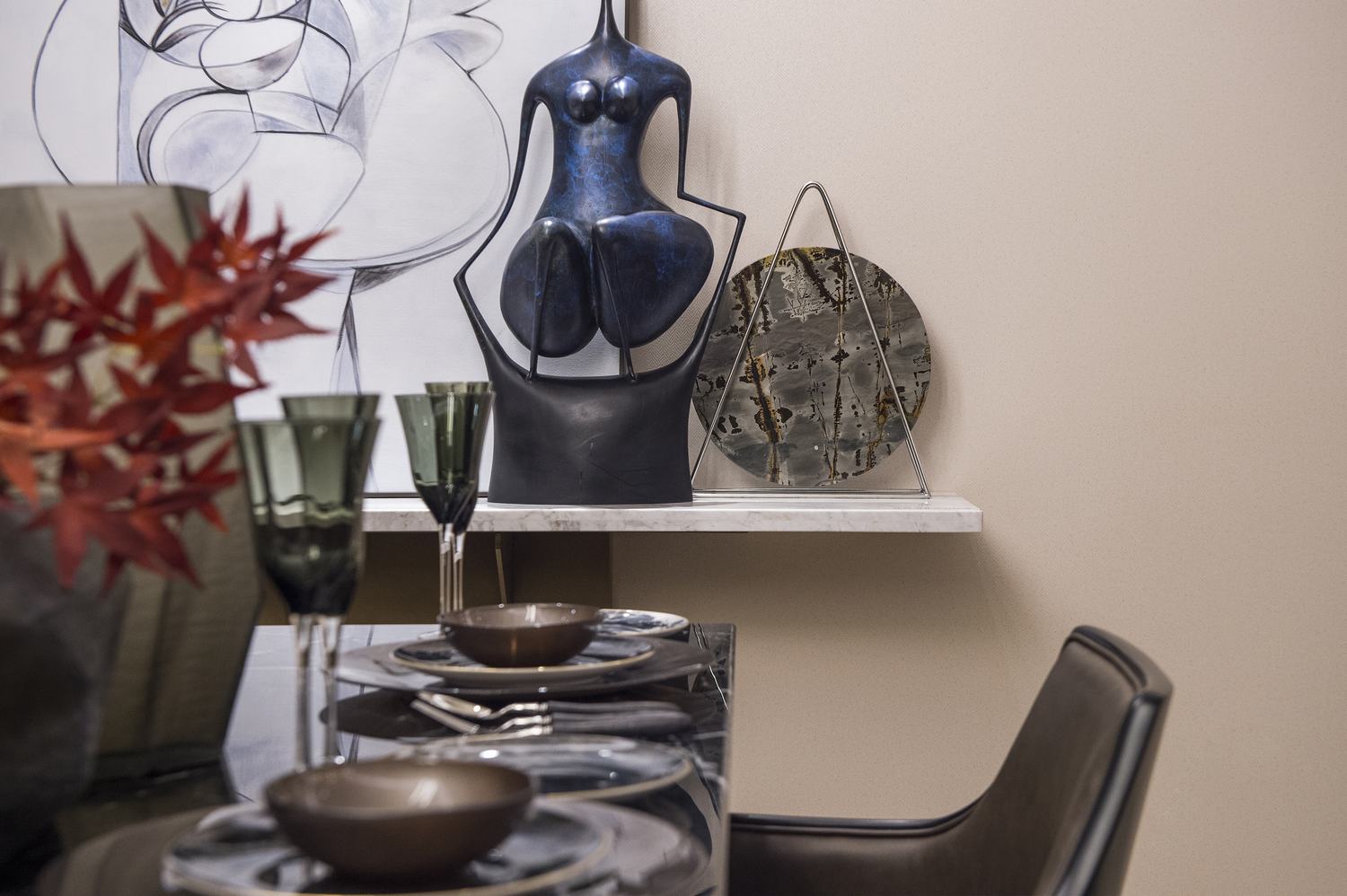 140㎡的北京万科翡翠公园140样板间——大倉设计-24