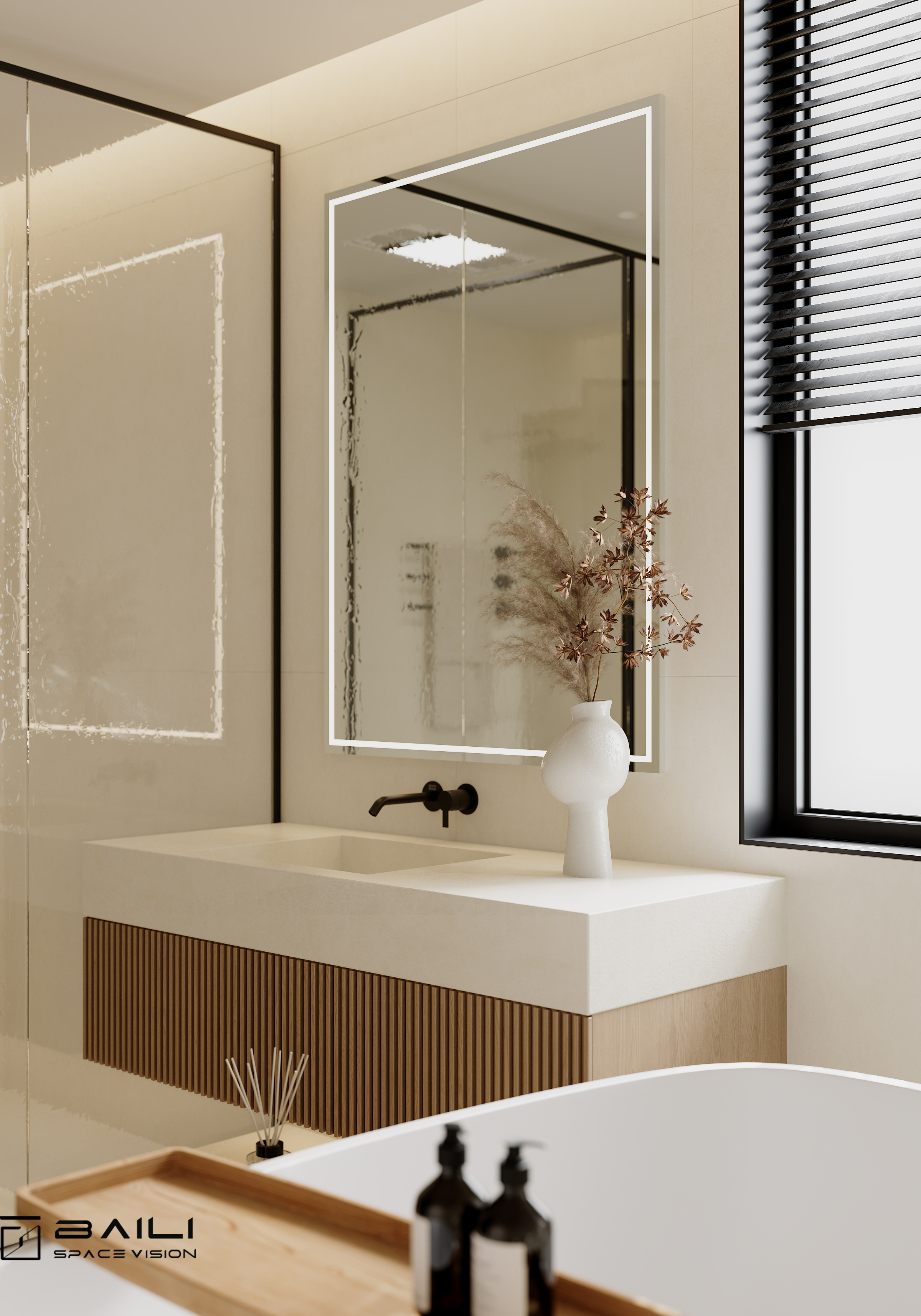 奶油风别墅全屋-37