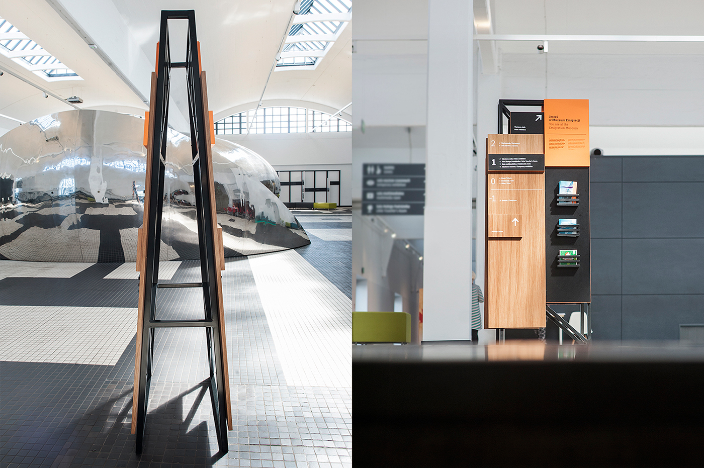 波波兰移民博物馆的导视设计-23