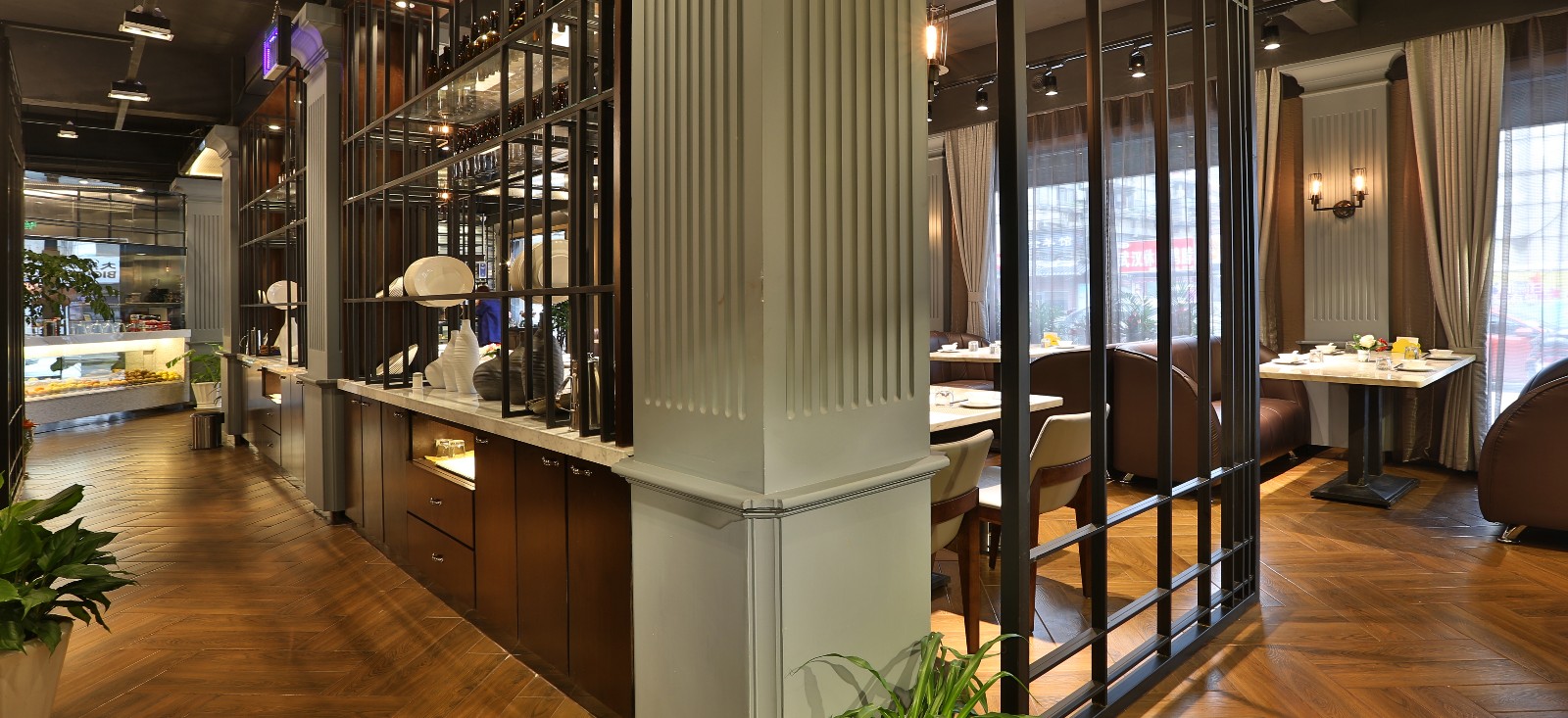 IDDW 道伟设计 | “灰度”巴黎中餐厅,简约工业风融合巴黎元素-39