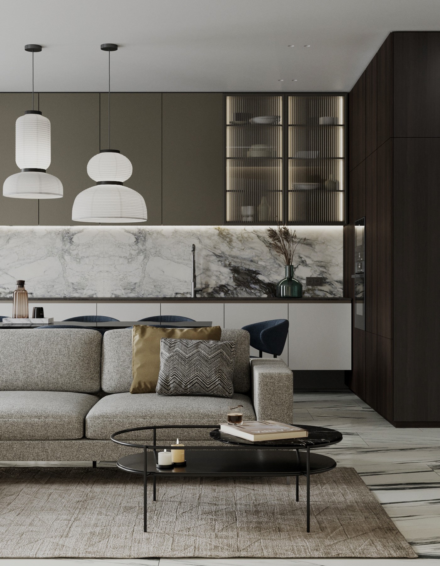 圣彼得堡 105㎡住宅设计丨俄罗斯圣彼得堡-3