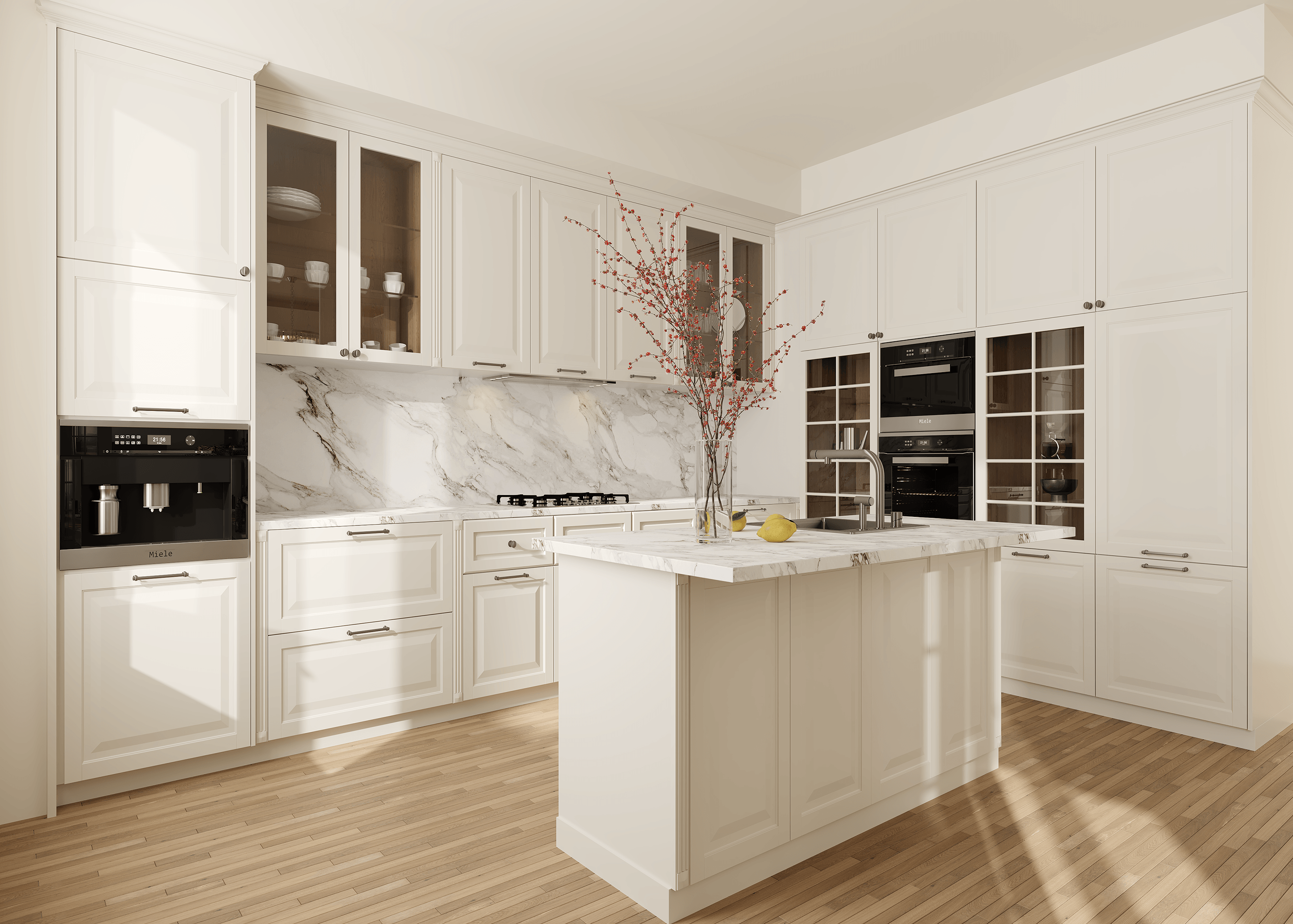 法式别墅空间丨中国合肥丨鹏大空间设计表现-18