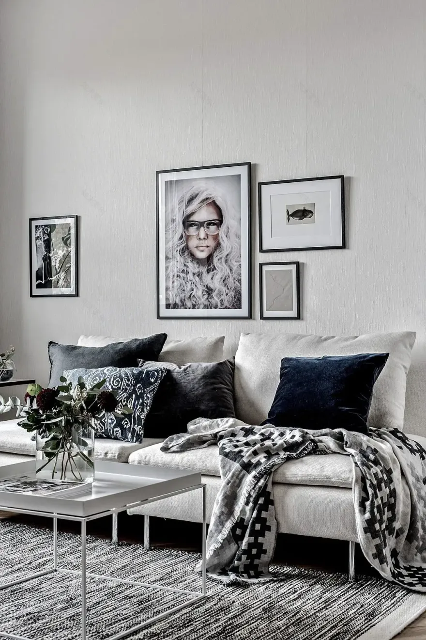 现代简约,绿色生活 | 两套不同面积的 Scandinave 风格公寓设计-19