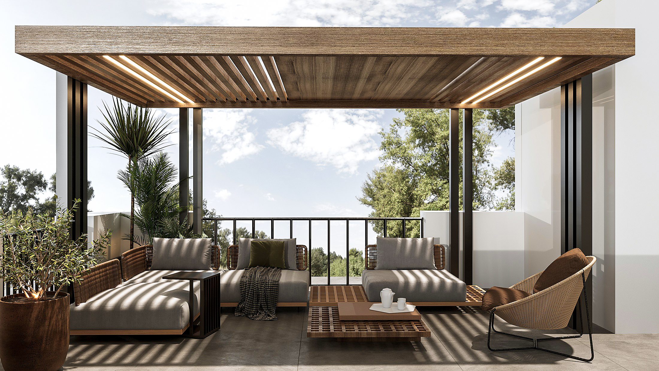 户外屋顶露台丨KA Architects-7