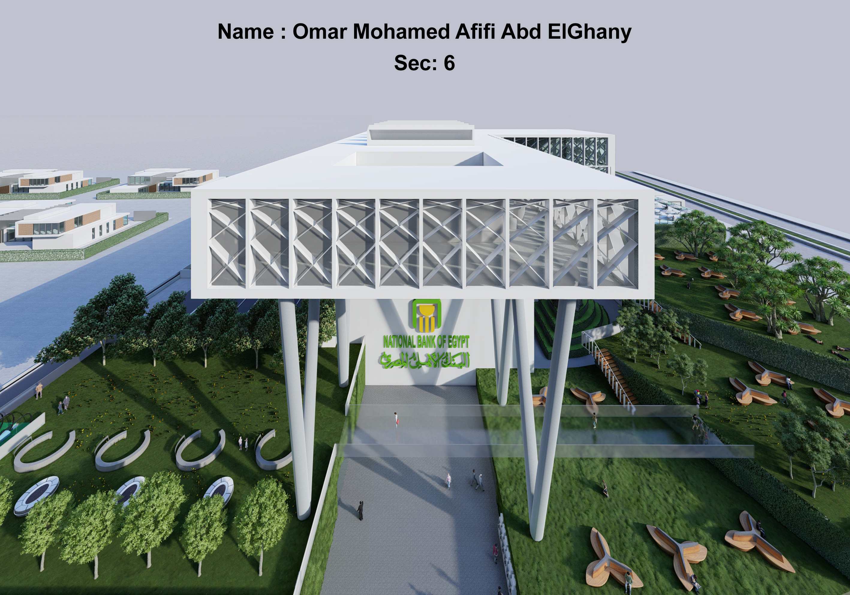NBE New Alamein Branch & Office Building-5