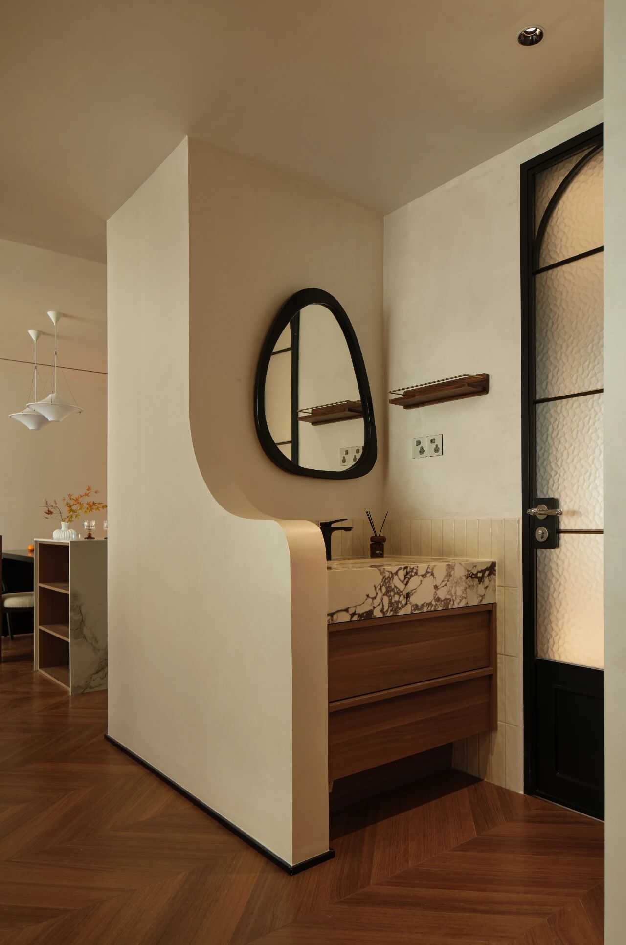 纵禾空间设计143㎡复古电影感住宅设计丨中国南京丨南京纵禾空间设计-40