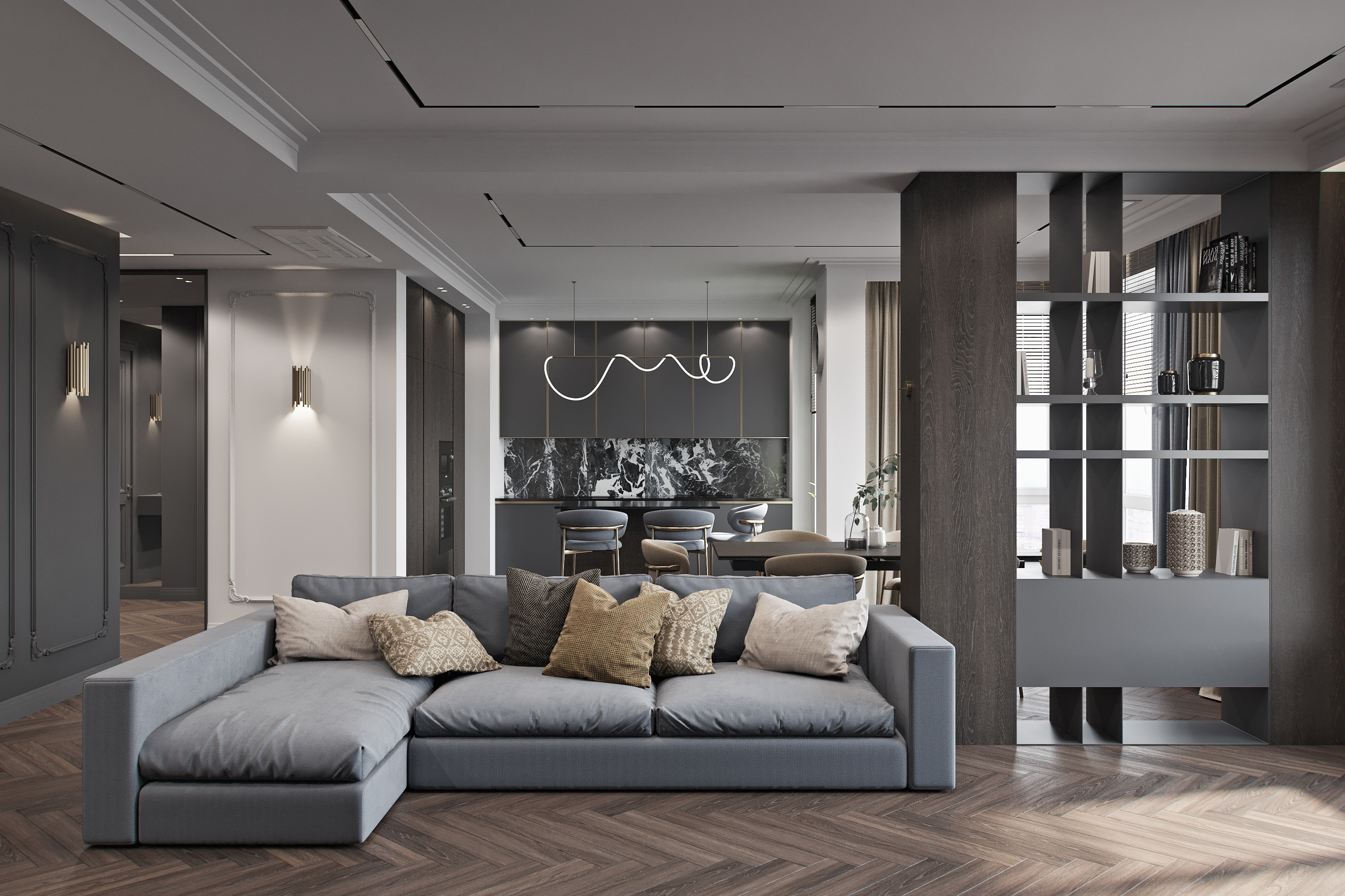 MONTEREY 2 公寓室内设计丨白俄罗斯明斯克-9