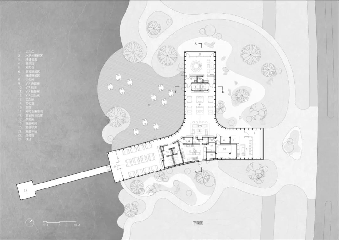 龙河中央公园湖畔餐厅丨中国河北丨SUNLAY三磊ZIG工作室-58