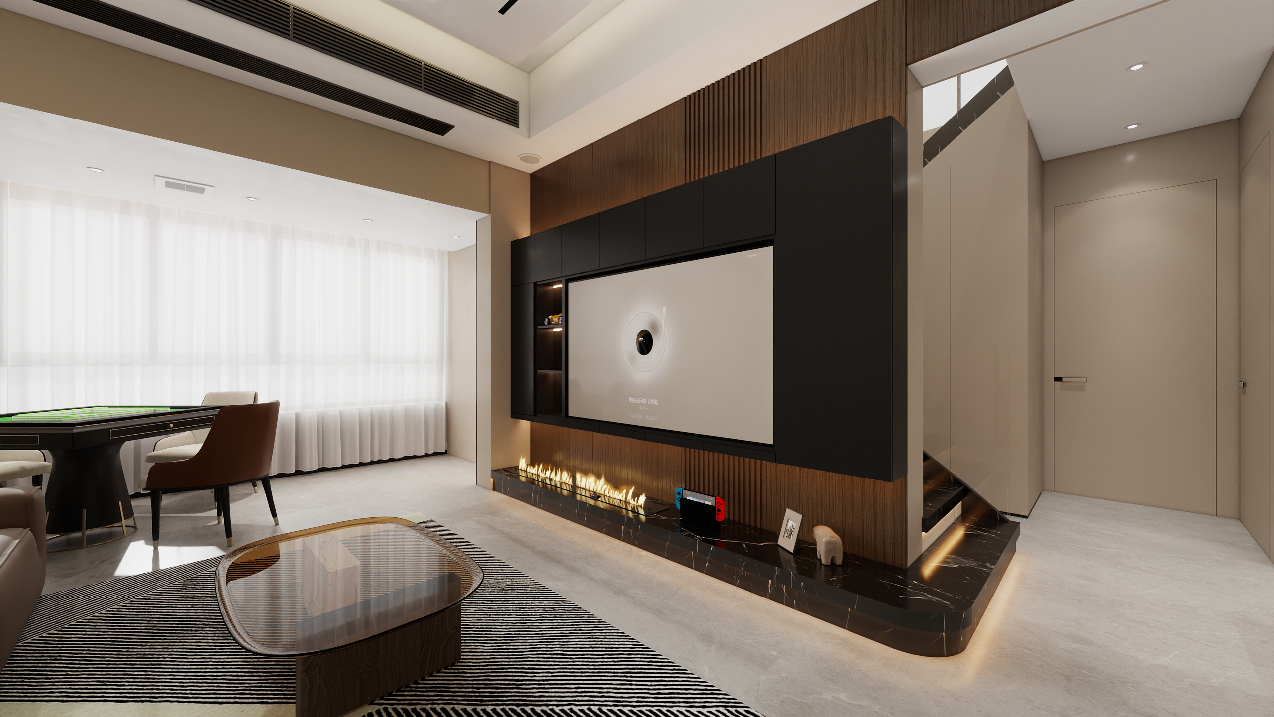 四川岳池御龙湾（214平方意式极简六居室）-7