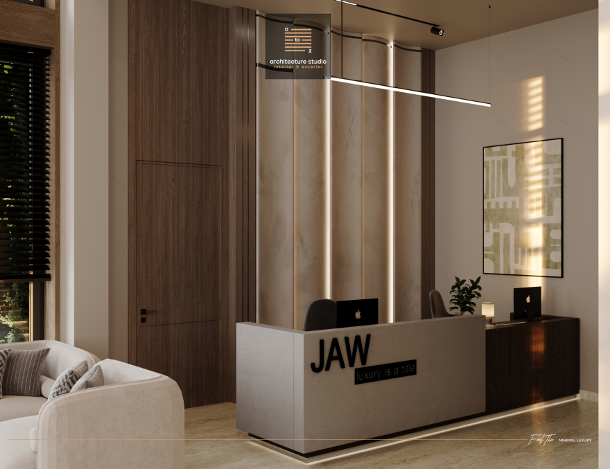 现代酒店接待处丨沙特阿拉伯丨A2Z Architects-10