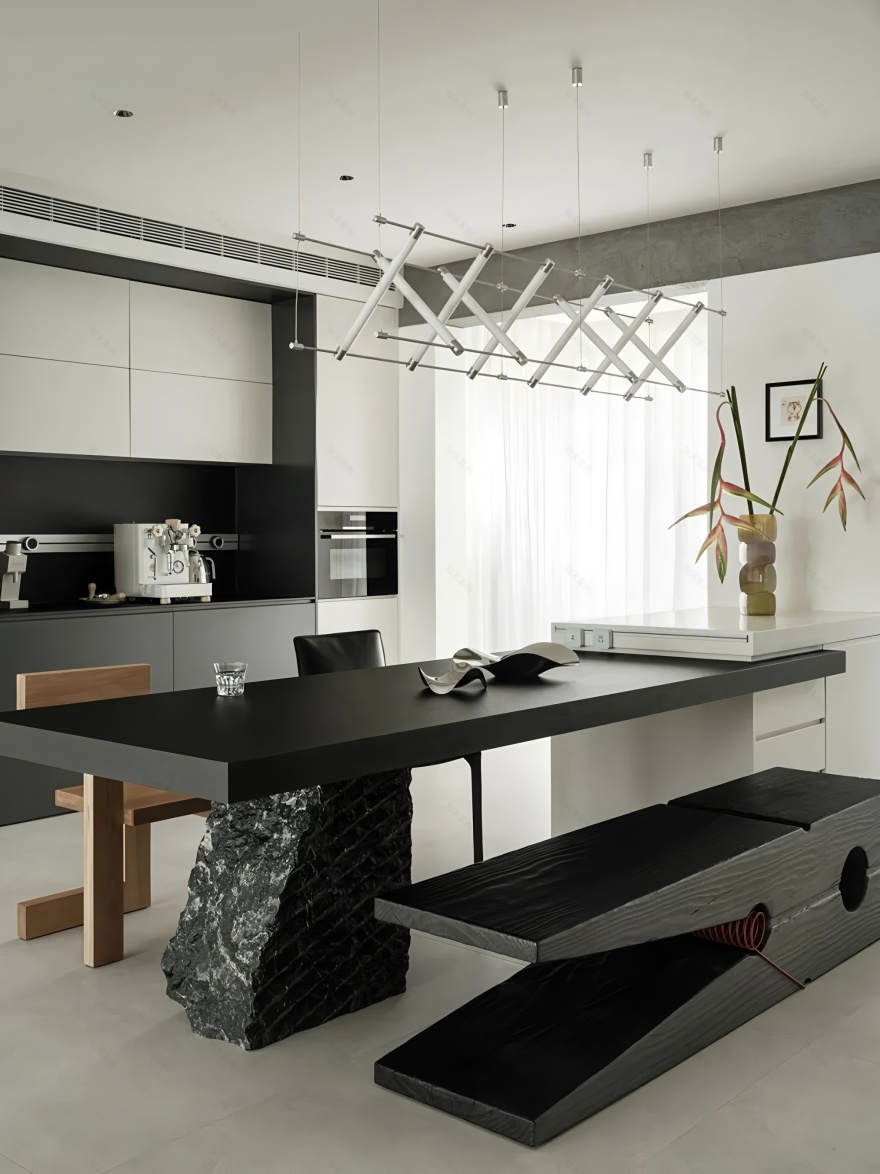 成都·南山凌峯180㎡极简大平层丨中国成都丨尚舍家室内设计-11