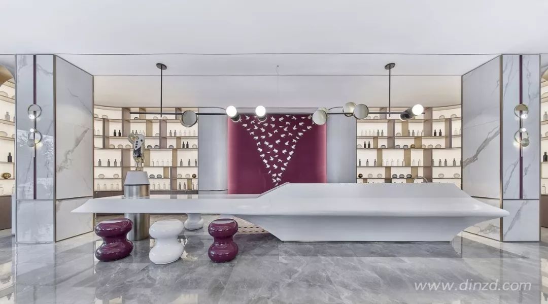 《云水谣》现代轻奢售楼处，融入自然元素，打造优雅空间-25