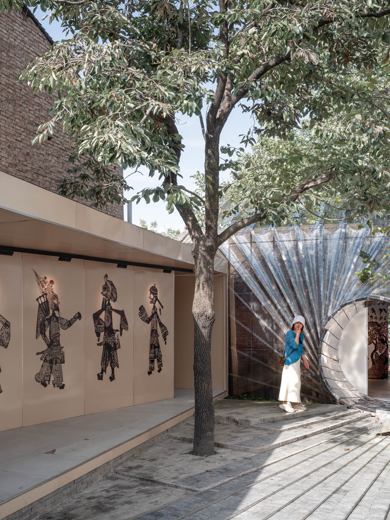 流光展厅 – 关中忙罢艺术节内院改造丨中国西安丨戴璞建筑-40