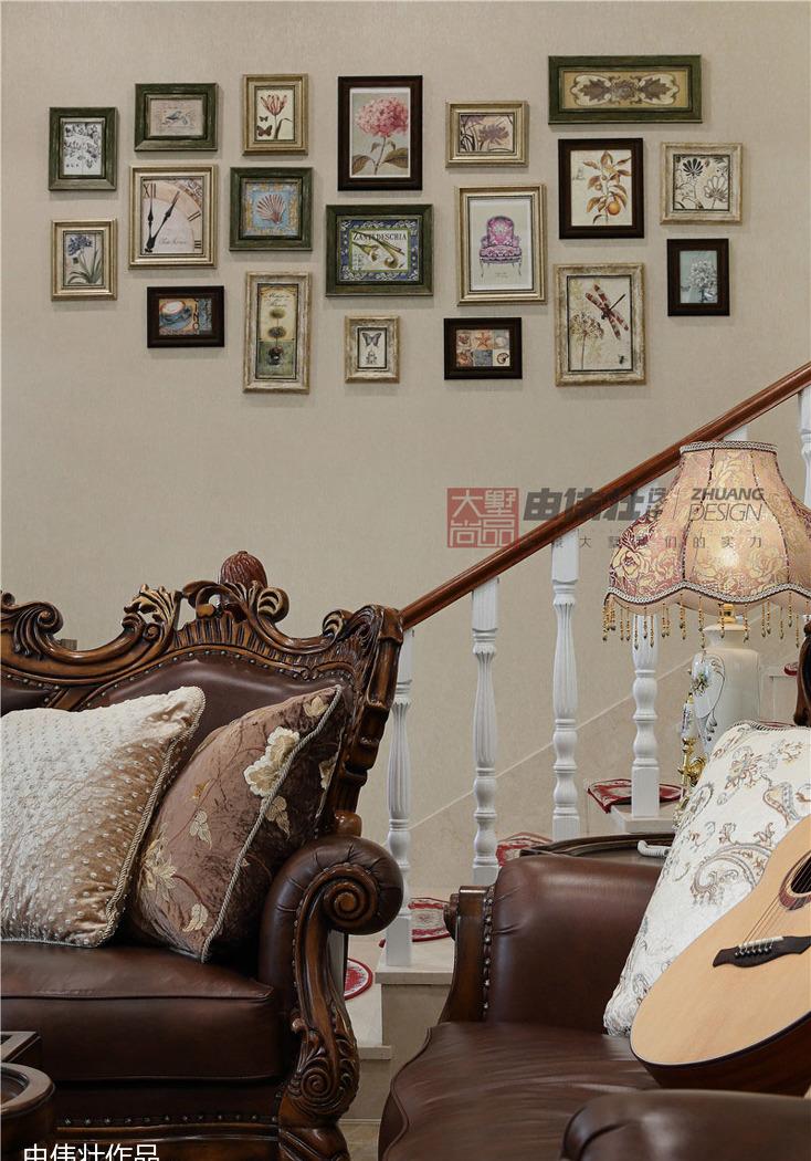 大墅尚品美式风设计 | 温馨舒适，细节尽显贵气与艺术-10