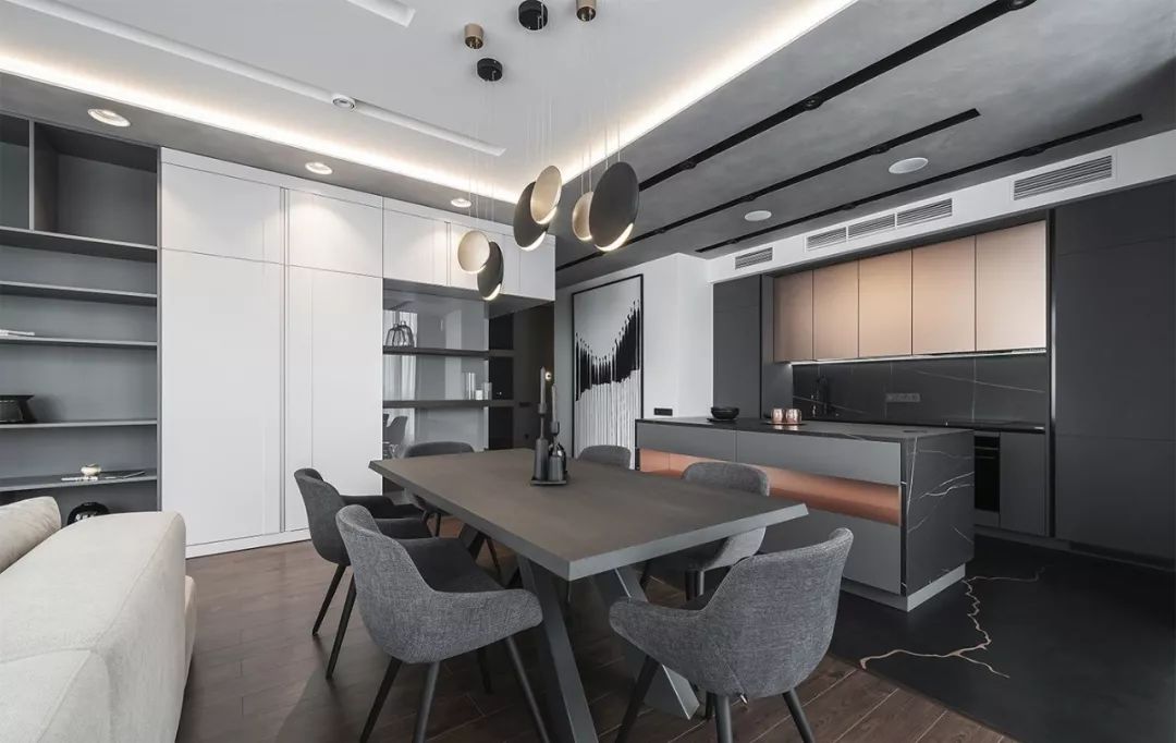 经典高级灰设计，金属和石材的完美搭配  IQOSA Architect-15