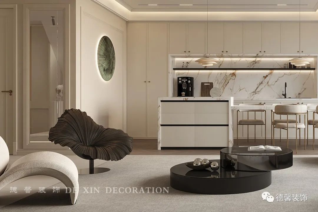 广州南沙 300㎡轻法式别墅设计丨中国广州丨德馨装饰-30