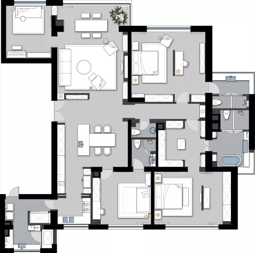 万达御湖现代新奢亲子空间丨中国武汉丨尚层装饰北京分公司-12