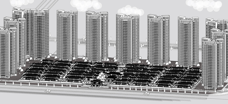 茂名蓝光钰瀧湾 | 江南风情的中式传统居住设计-9